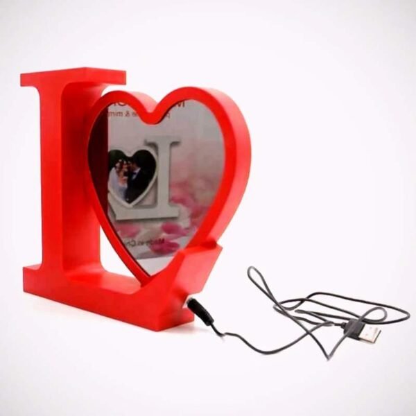 LED Heart Photo Frame – A Romantic Glow