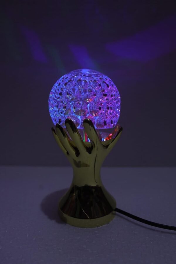 Golden Hand Crystal Glow Lamp – A Perfect Blend of Luxury and Eleganc - Image 3